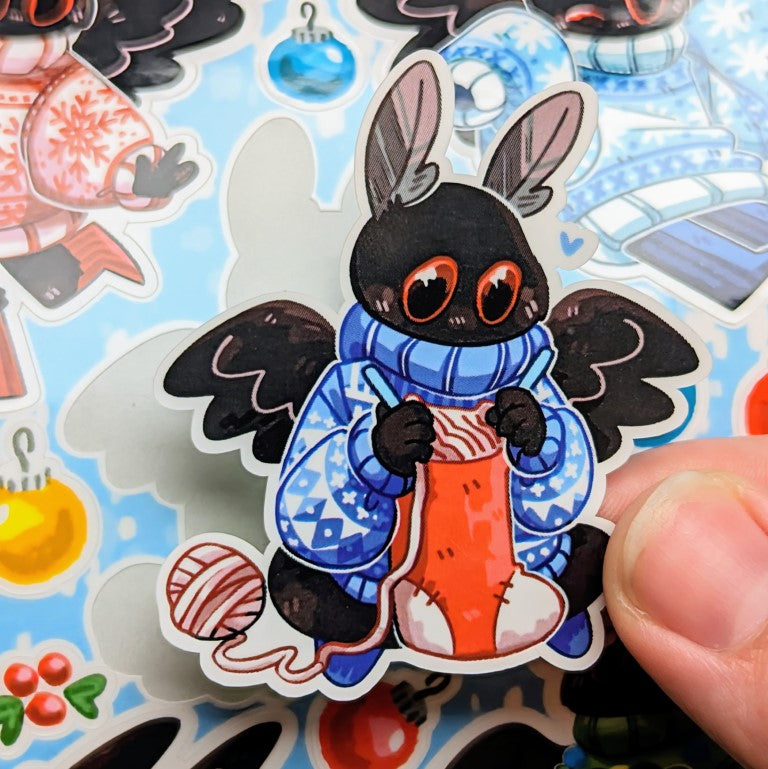 Mothman Sweater Weather Sticker Sheet