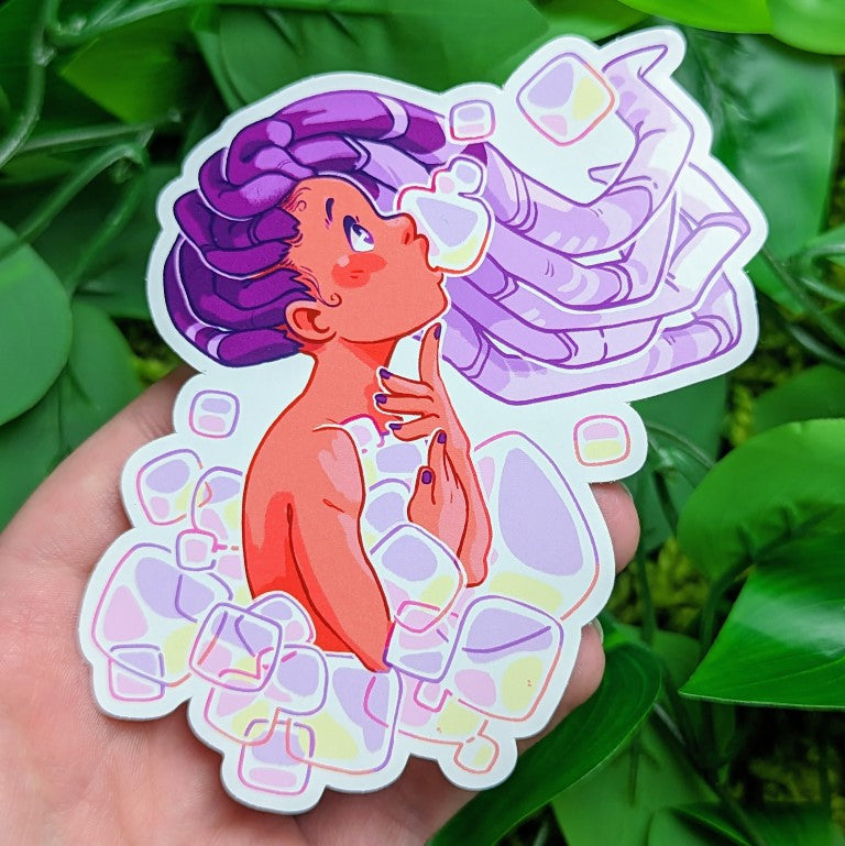 Bubble Girl Stickers