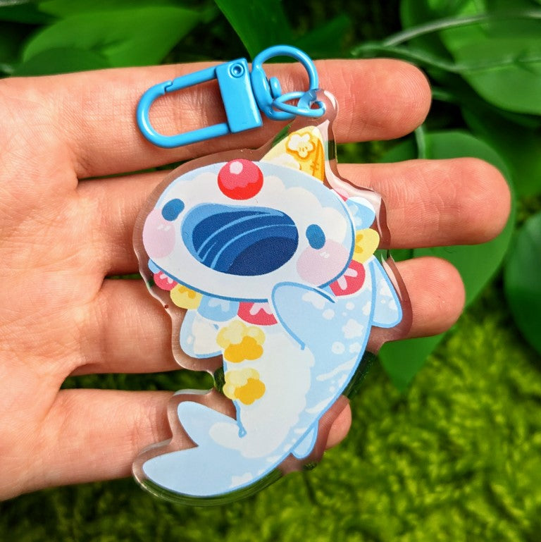 Clown Shark Keychains