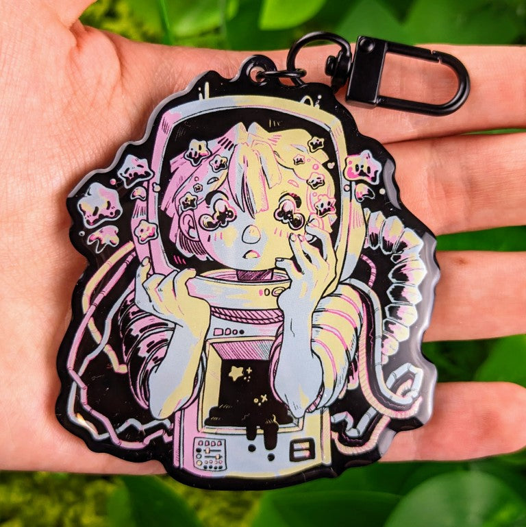 Space Girl V2 Keychains