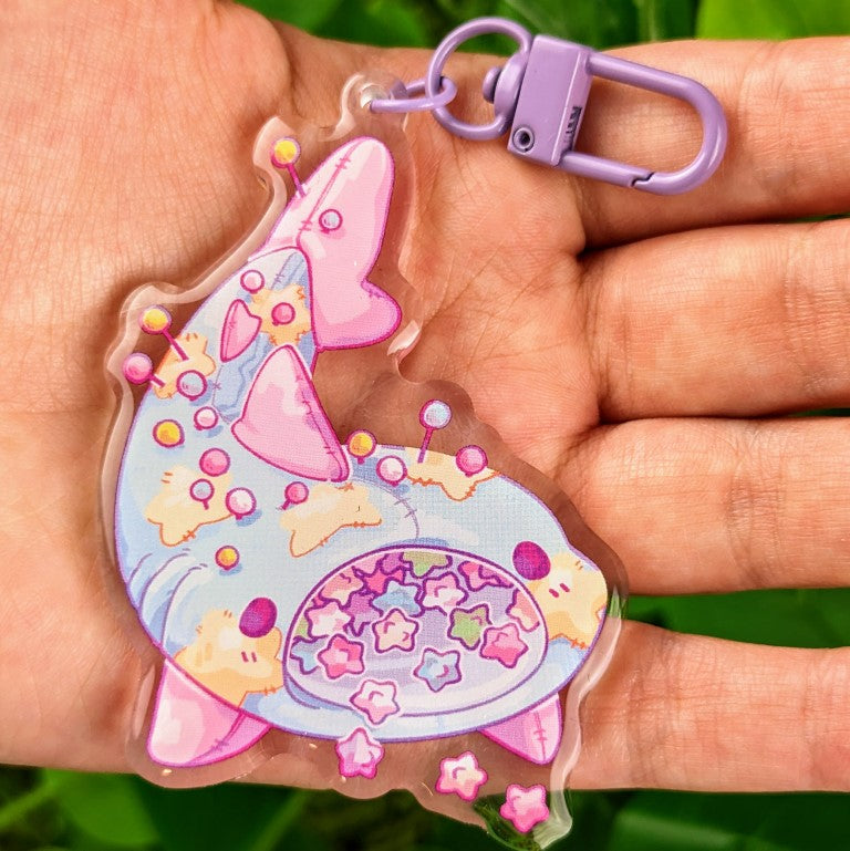 Pin-Cushion Sea Pet Keychains