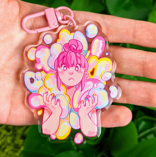 Bubble Girl Keychains