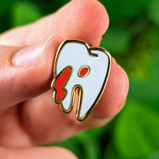 Tiny Teeth Enamel Pins