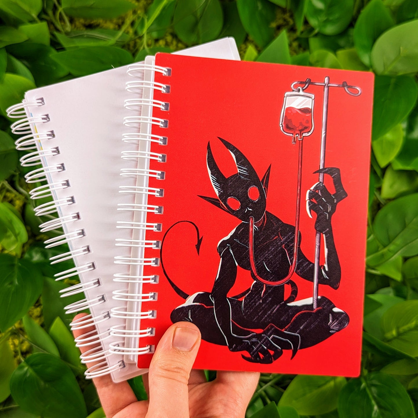 Blood Bag Demon Small Reusable Sticker Book