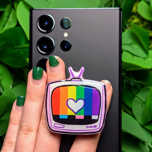 Rainbow TV Phone Grip