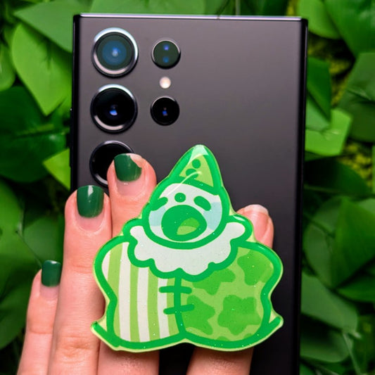 Lil Green Clown Phone Grip