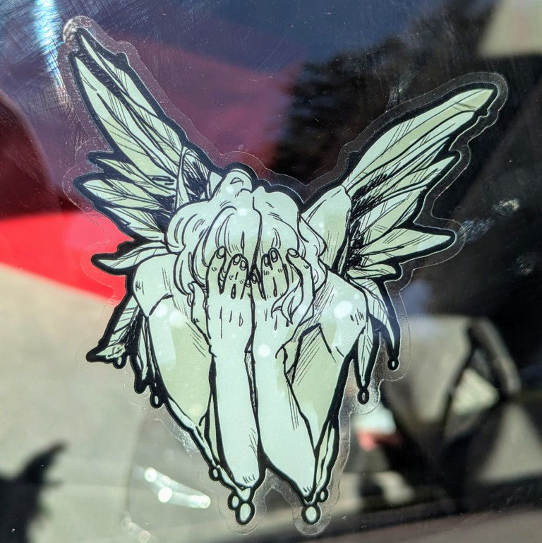 Fallen Angel Window Sticker