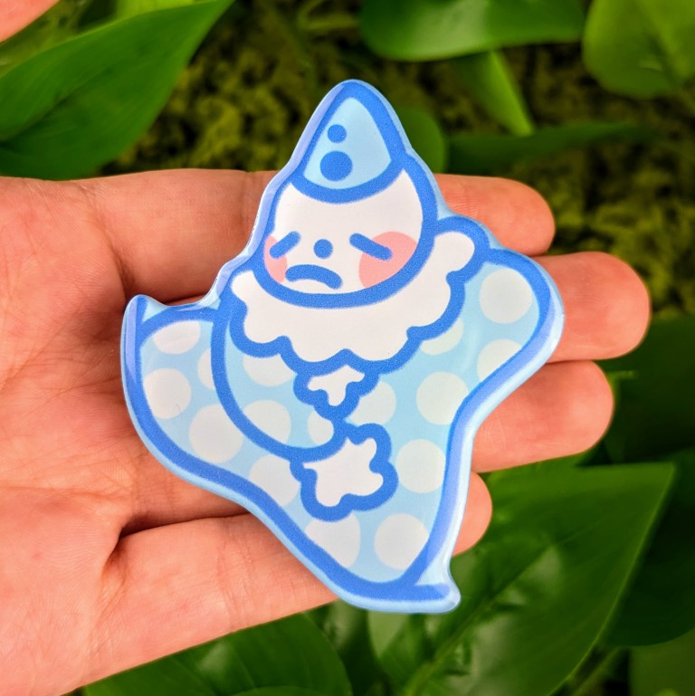 Lil Blue Clown Phone Grip