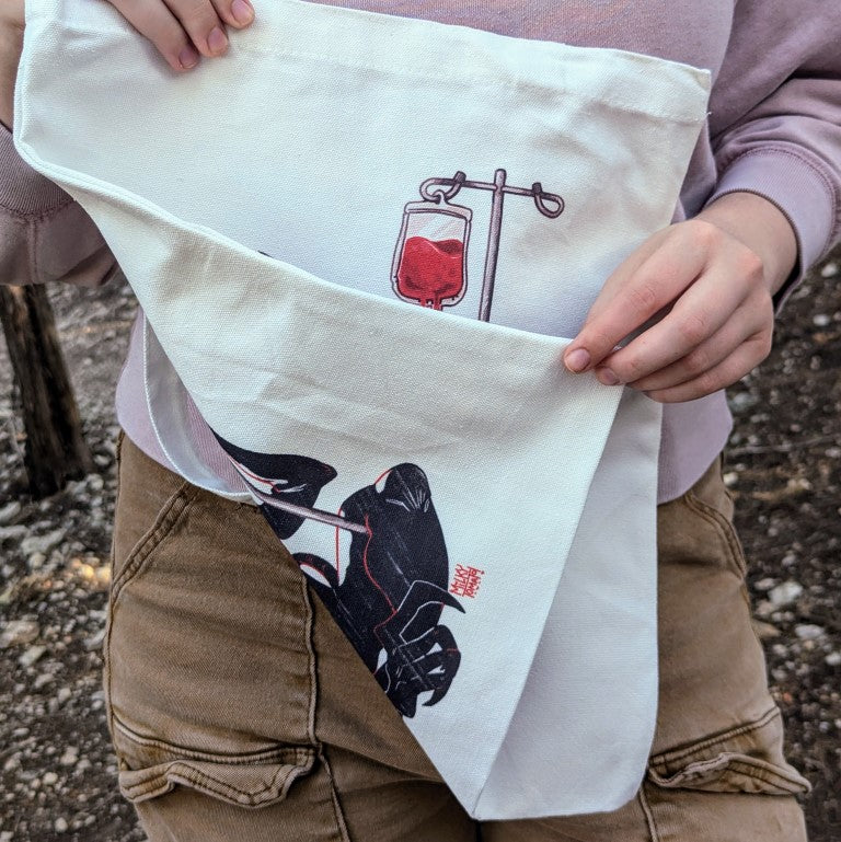 Blood Bag Demon Tote Bag