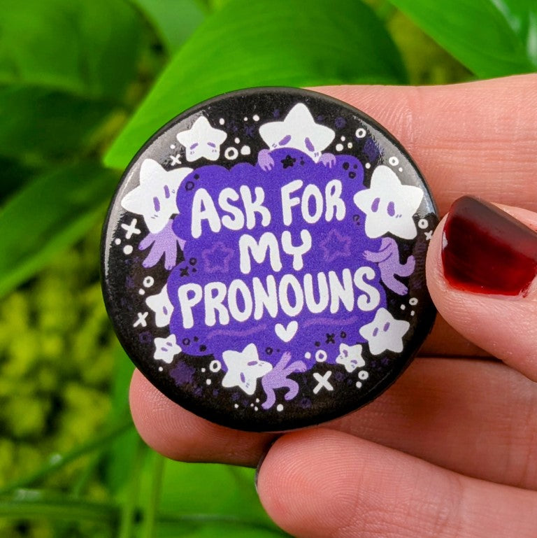 Star Baby Small Pronoun Buttons