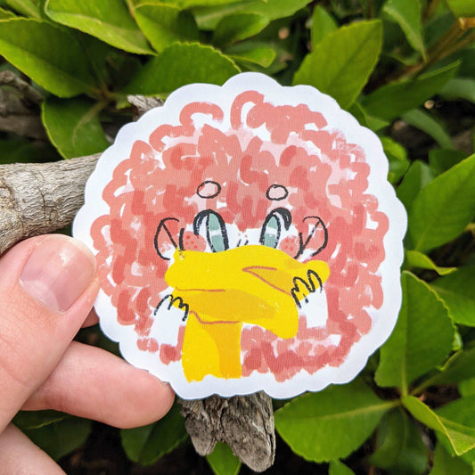 Poofy Hair Sticker