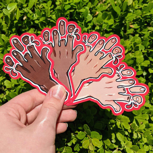 Chopped Fingers Stickers